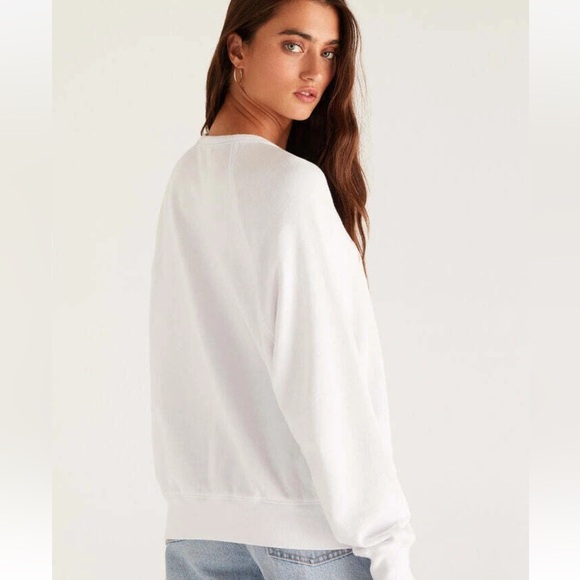 Z Supply Vintage Palm Women's Sweatshirt Size Small NWT - Picture 2 of 8